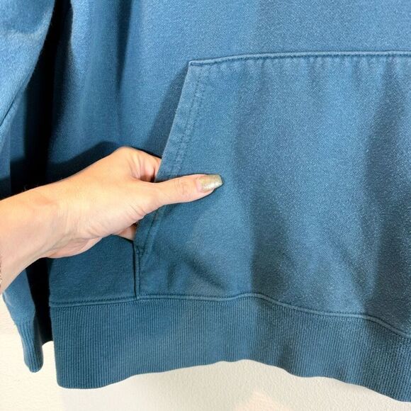 The North Face Patch Logo Kangaroo Hoodie Sweatshirt Women's Large - Picture 3 of 11